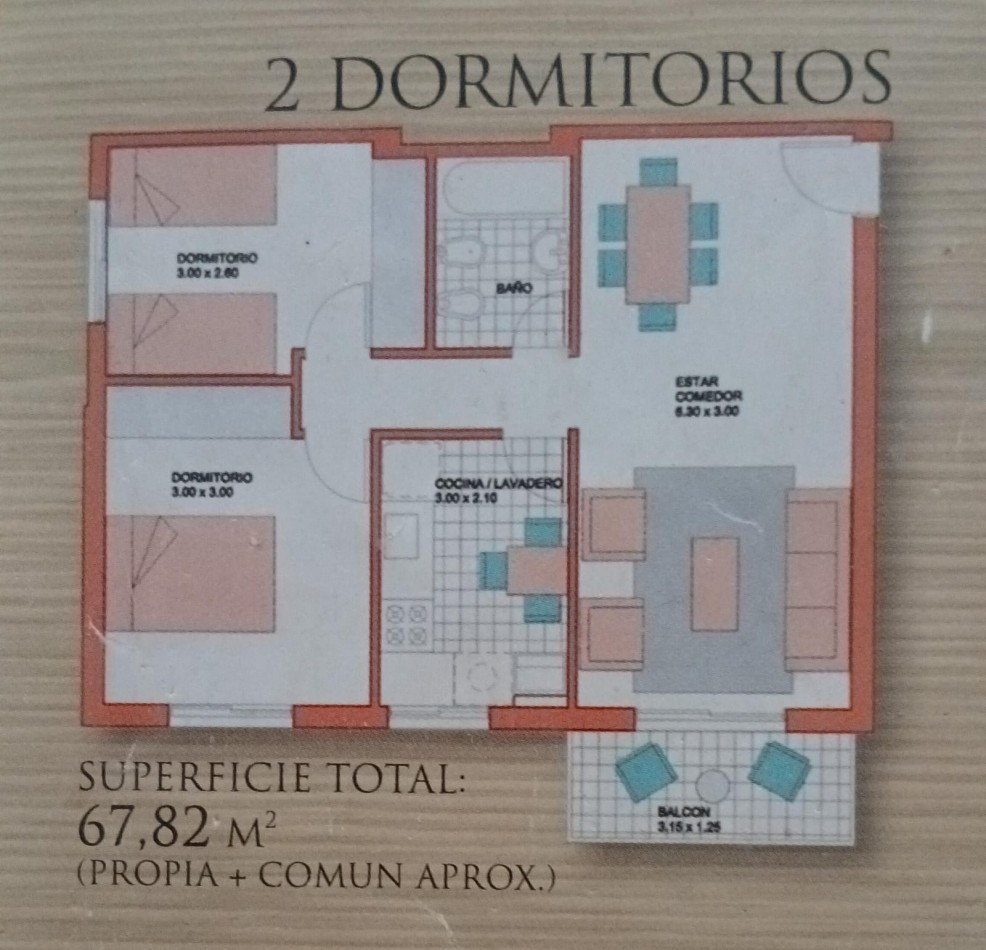 DEPARTAMENTO 3AMB VENDE S.A.PADUA