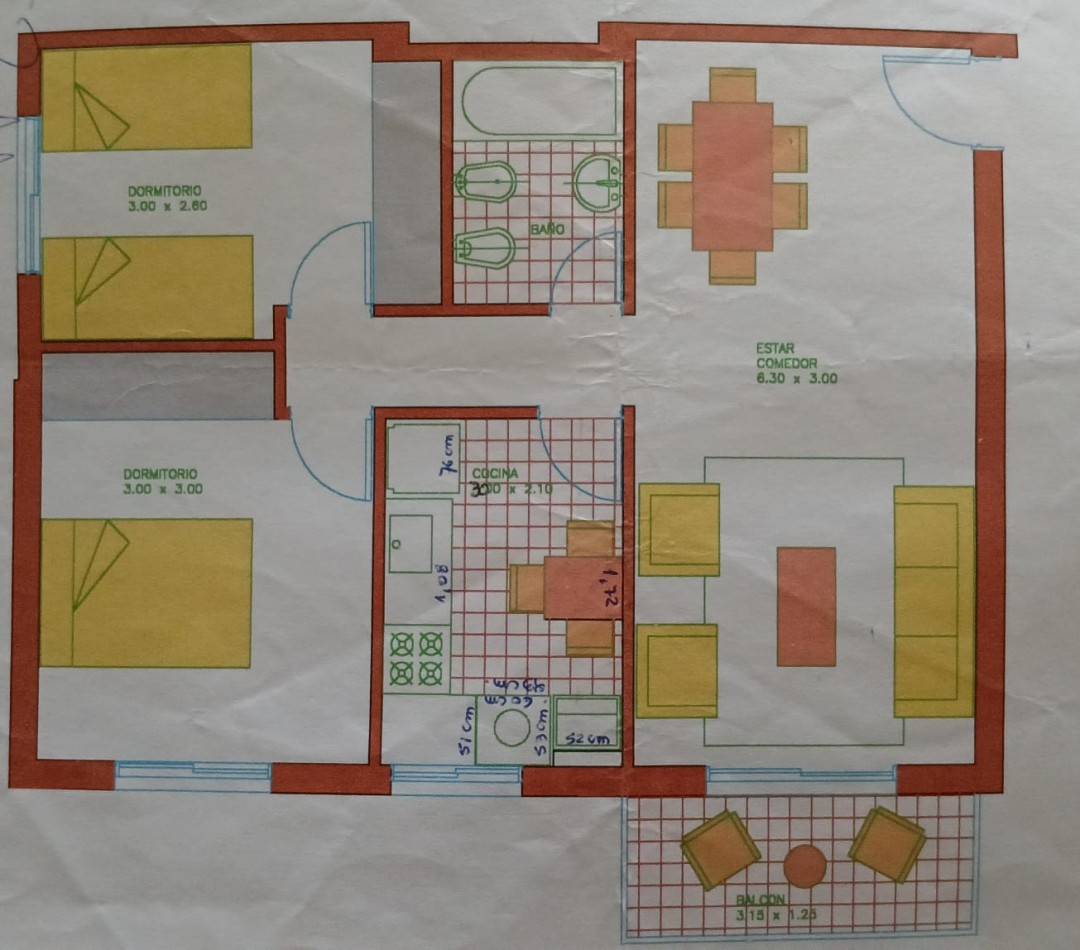 DEPARTAMENTO 3AMB VENDE S.A.PADUA